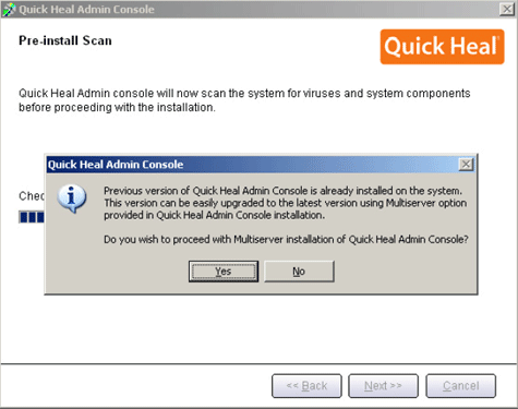 Quick Heal Admin Console